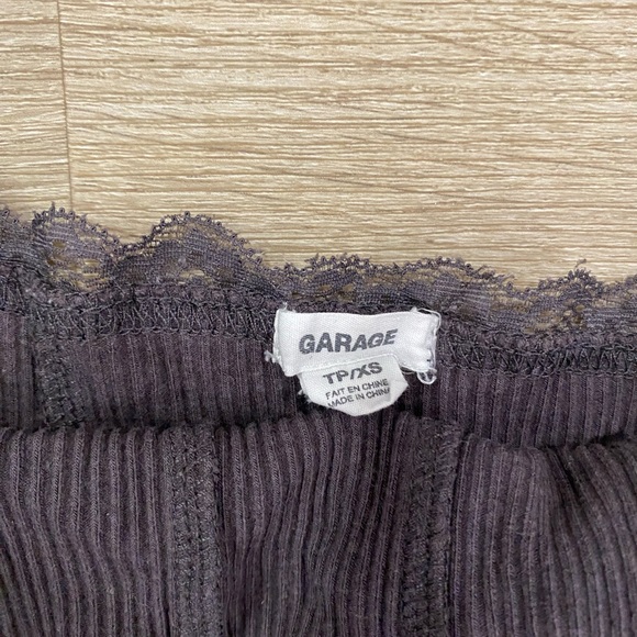 Garage XS Crop Corset Lace Trim Top - Picture 3 of 3